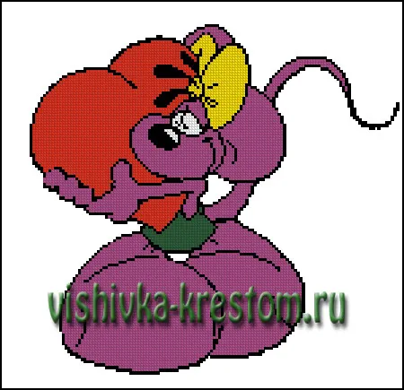 Лиловая мышка